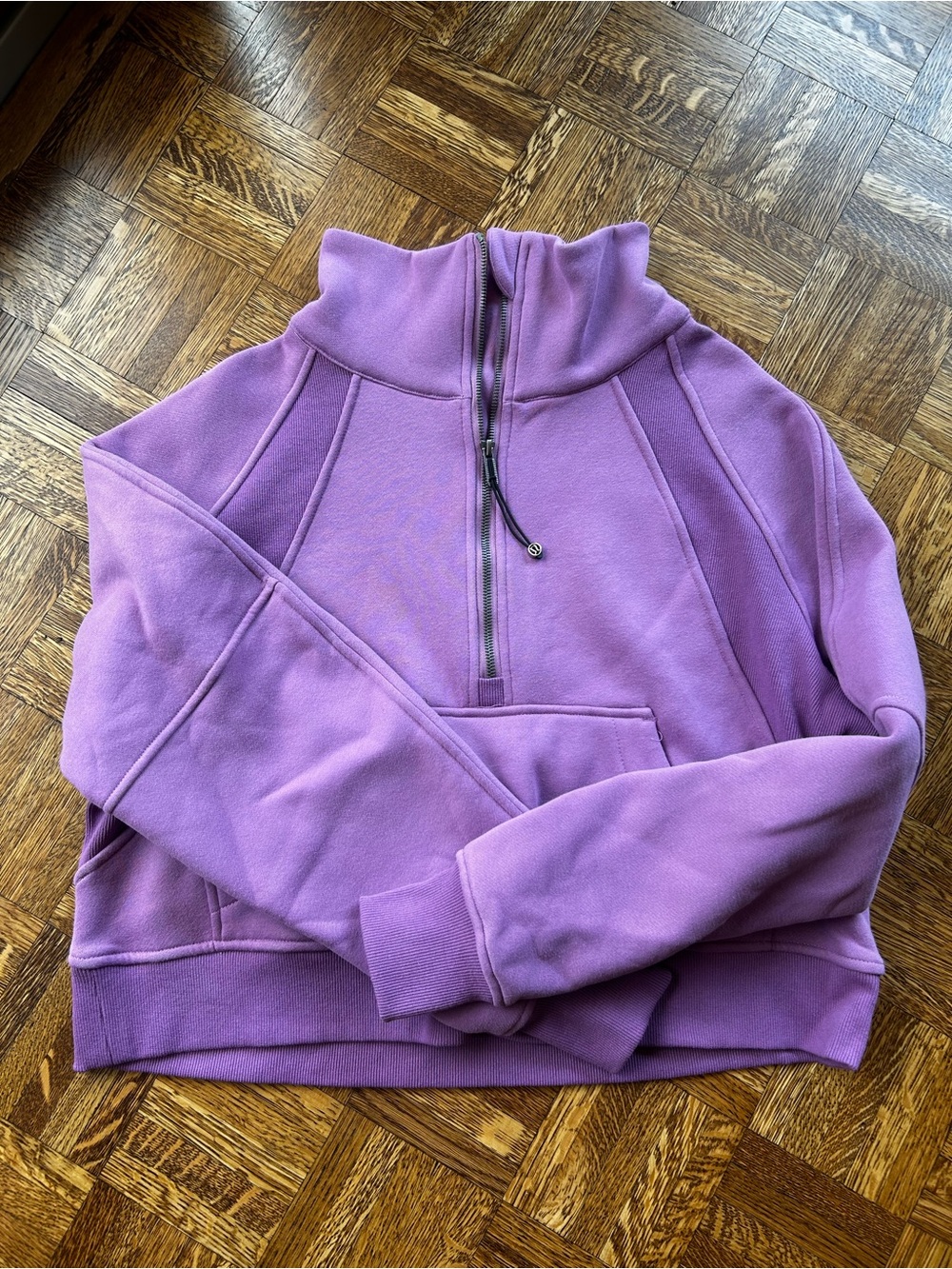 Lilac Lululemon Half-Zip Fleece Pullover